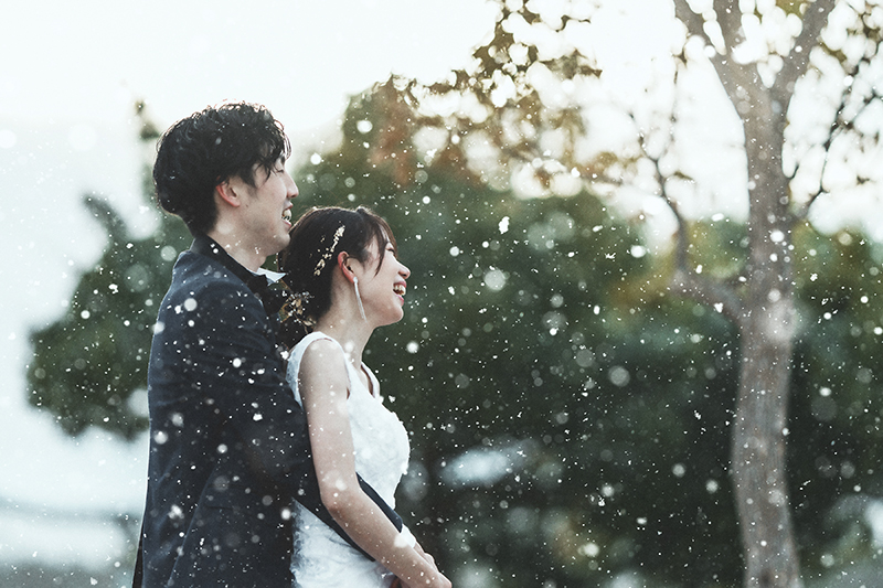 くくるくうのフォトウェディング・結婚式前撮り　三段池公園　京都府福知山市