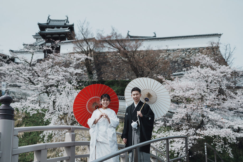福知山城（京都府福知山市）｜結婚式 前撮り・フォトウェディング｜くくるくう