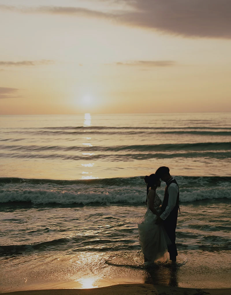 夕日ヶ浦（京都府京丹後市）｜フォトウェディング・結婚式前撮り｜くくるくう 福知山 舞鶴 豊岡