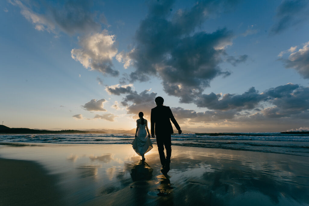 夕日ヶ浦 立岩 天橋立 結婚式前撮り フォトウェディング｜くくるくう 福知山 舞鶴 豊岡