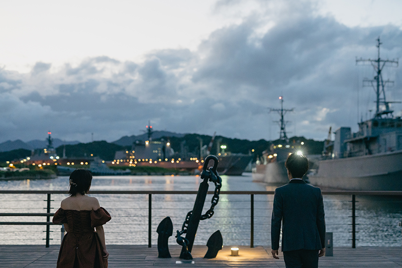 舞鶴赤れんが倉庫群（京都府舞鶴市）｜くくるくうのフォトウェディング・結婚式前撮り
